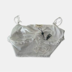 Cream Puff Pointelle Pajama Cami | For Love & Lemons SKIVVES NWT